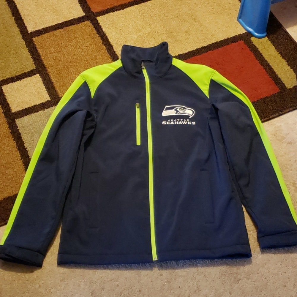 SEAHAWKS without hood ZIP UP JACKET